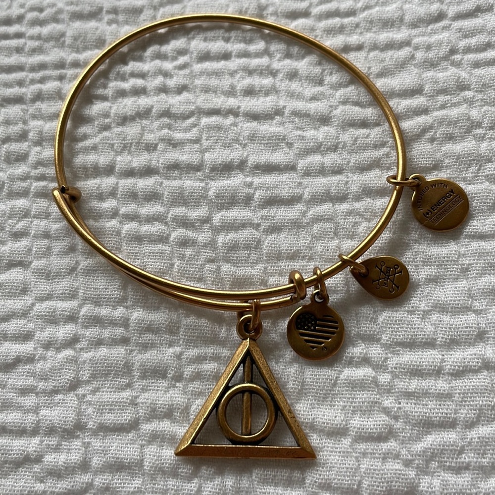 Alex and Ani Harry Potter Dealthy Hallows Charm Bracelet